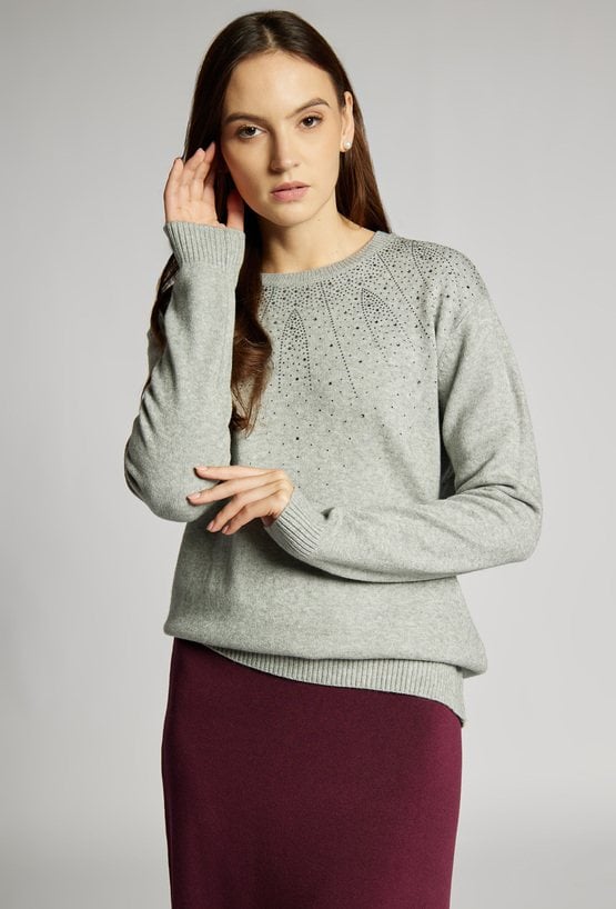 Sweter damski z wiskozą