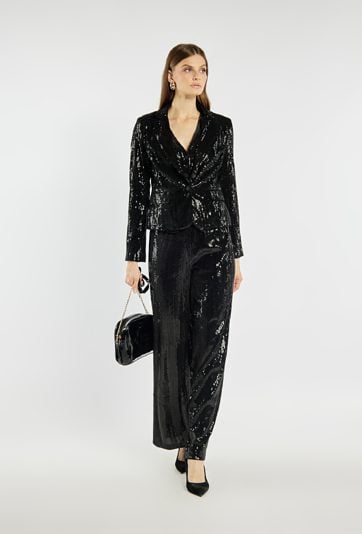 Elegancka marynarka z połyskiem