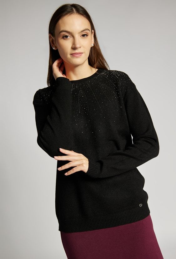 Sweter damski z wiskozą