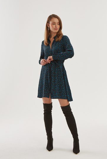 Wiskozowa sukienka mini