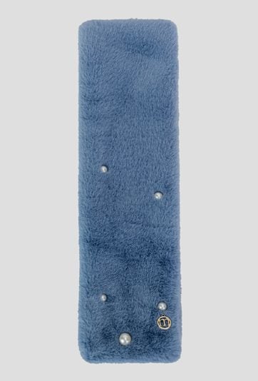 Krótki szalik z koralikami