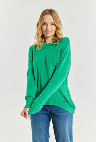 Sweter damski z zawieszkami