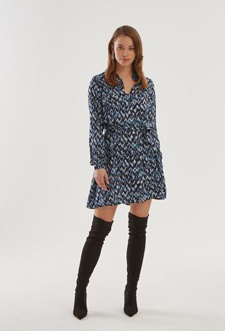 Wiskozowa sukienka mini