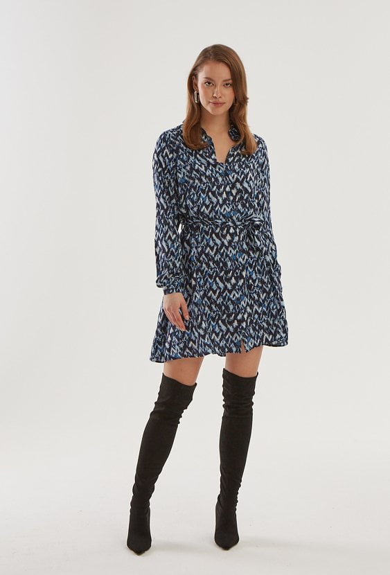 Wiskozowa sukienka mini