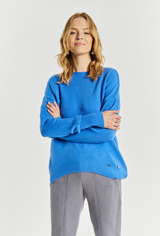 Sweter damski z zawieszkami