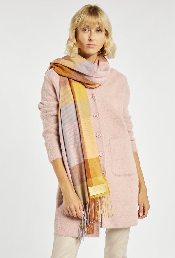 Dłuższy, rozpinany sweter