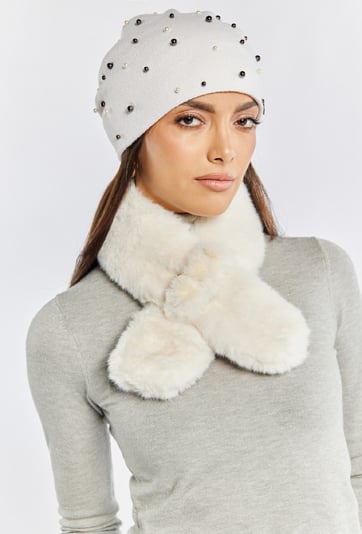 Krótki szalik damski