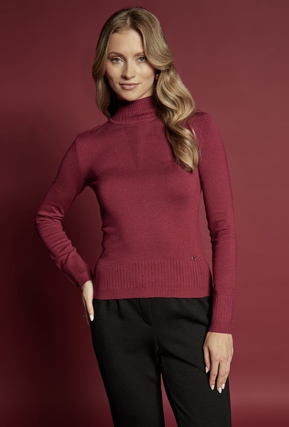 Sweter z golfem