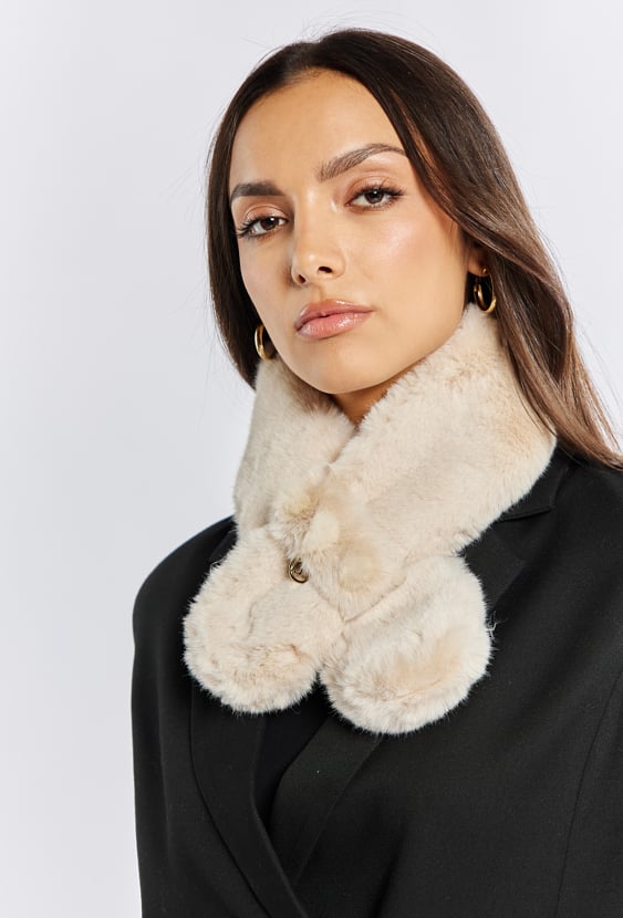 Krótki szalik damski