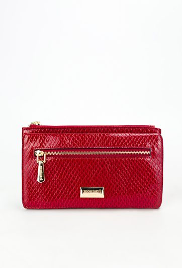 Portfel damski z kieszonką z tyłu