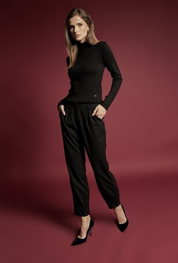 Sweter z golfem