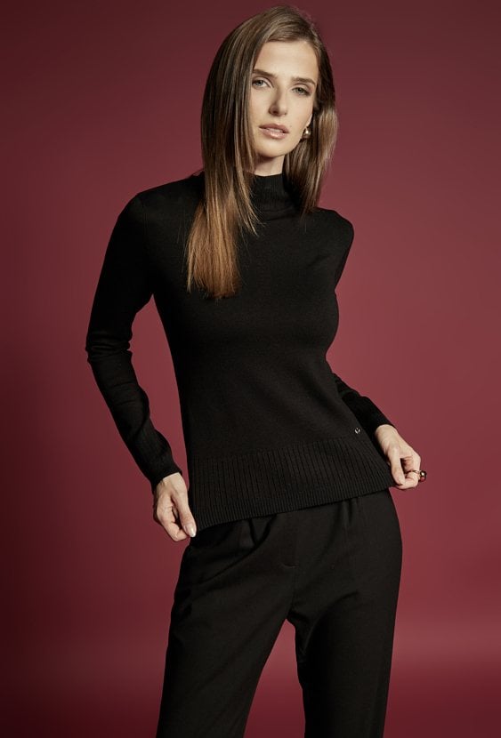 Sweter z golfem