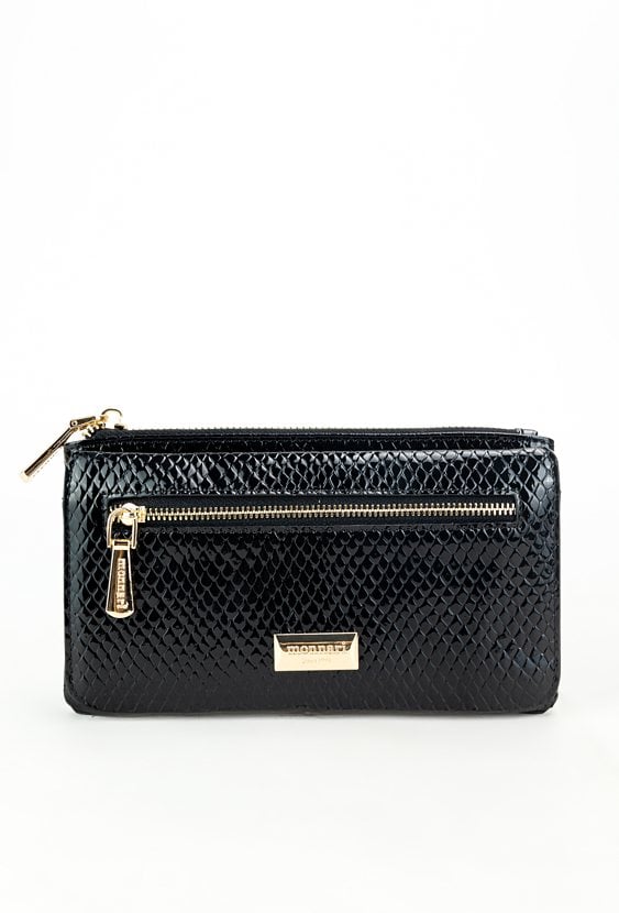 Portfel damski z kieszonką z tyłu