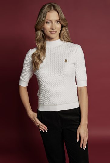 Sweter z półgolfem