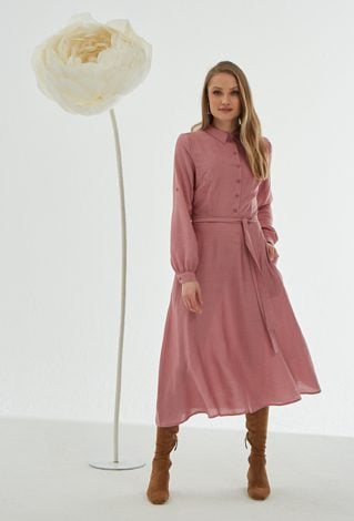 Wiskozowa szmizjerka midi