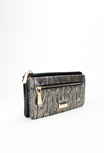 Portfel damski z kieszonką z tyłu