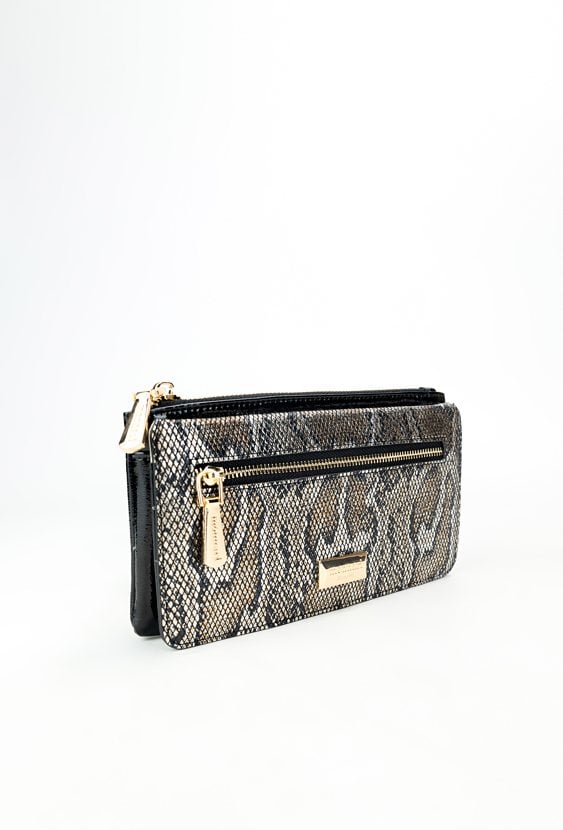 Portfel damski z kieszonką z tyłu