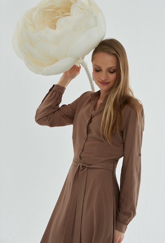 Wiskozowa szmizjerka midi