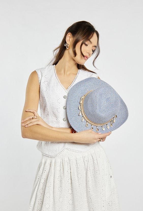 Kapelusz w stylu boho