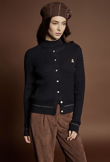 Dopasowany sweter damski