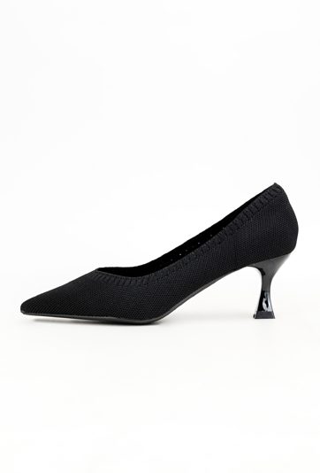 Czarne czółenka FORATO