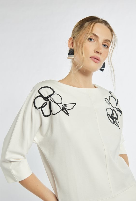 Elegancka bluza z wiskozy