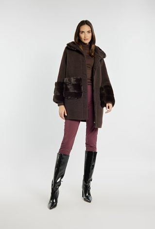 Kurtka damska z futerkiem