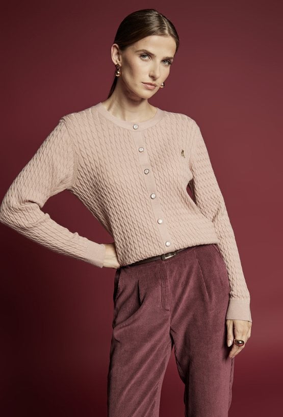 Dopasowany sweter damski