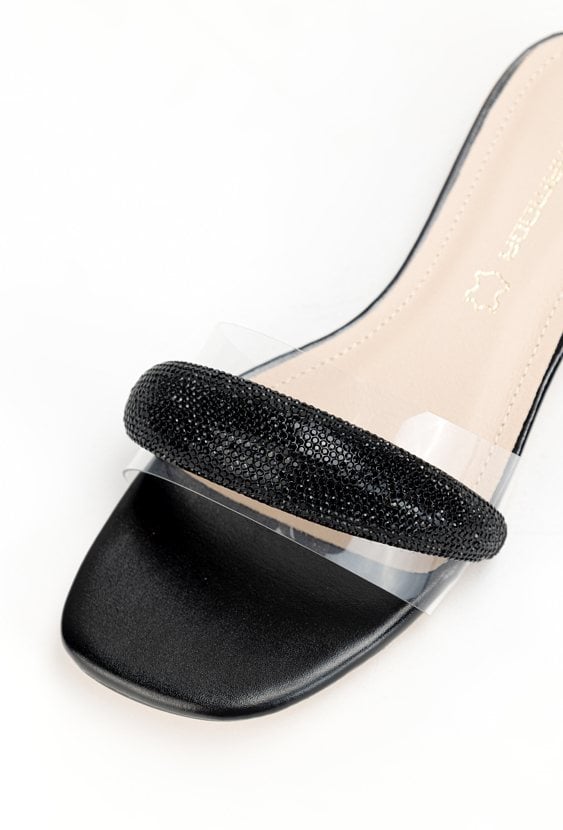 Czarne klapki SICIAN