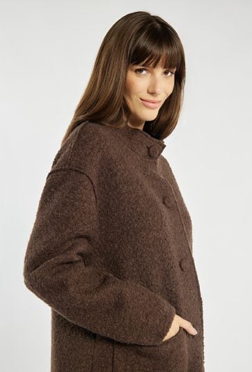 Płaszcz z dodatkiem wełny