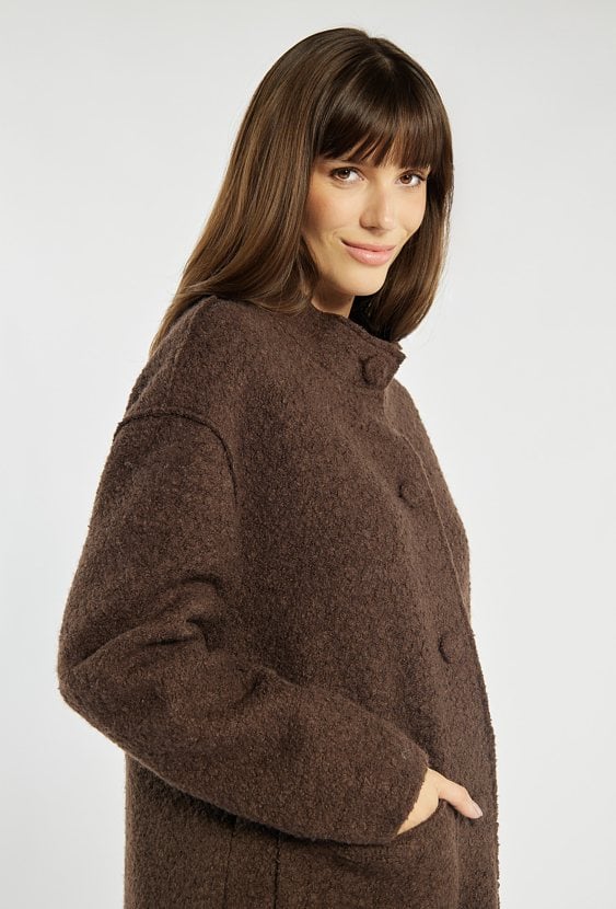 Płaszcz z dodatkiem wełny