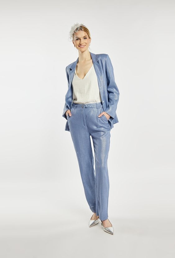 Eleganckie spodnie z lnem