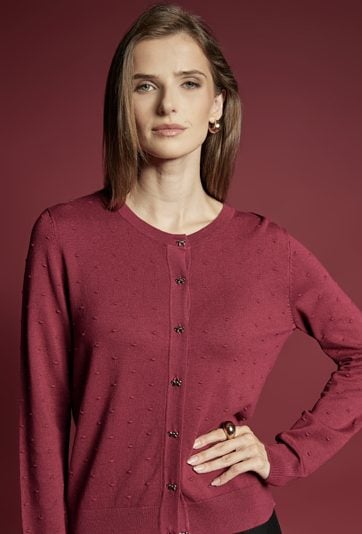 Elegancki sweter z wiskozą