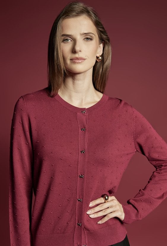 Elegancki sweter z wiskozą