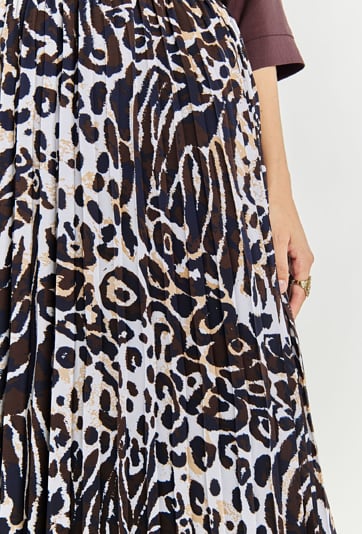 Plisowana spódnica damska