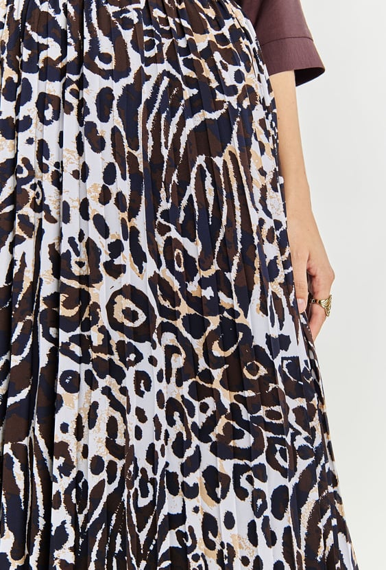 Plisowana spódnica damska