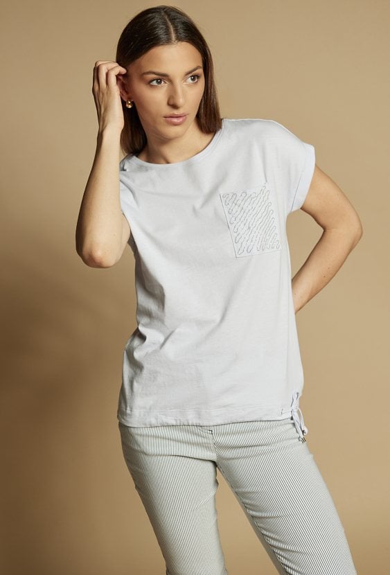 T-shirt z kieszonką