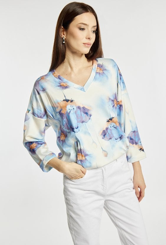 Bluza damska z wzorem