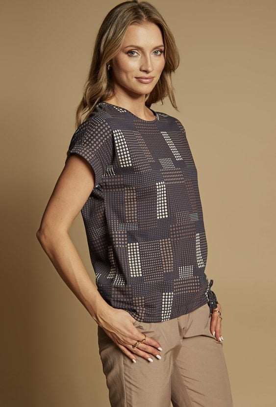 T-shirt damski z wzorem