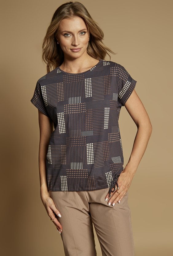 T-shirt damski z wzorem