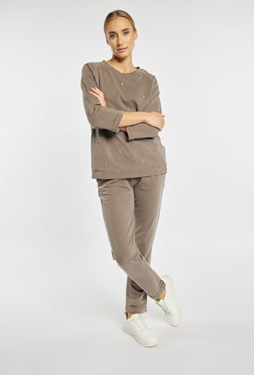 Bluza damska z aplikacjami