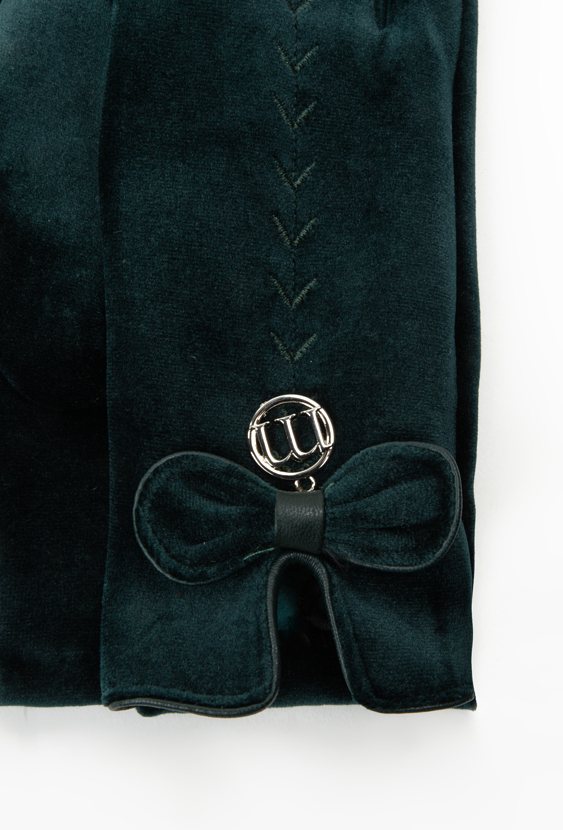 Rękawiczki damskie z kokardką