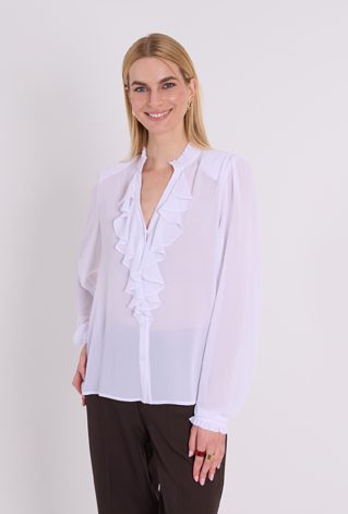 Elegancka bluzka z falbanami
