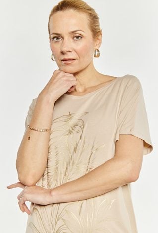 Sukienka damska z rozcięciem