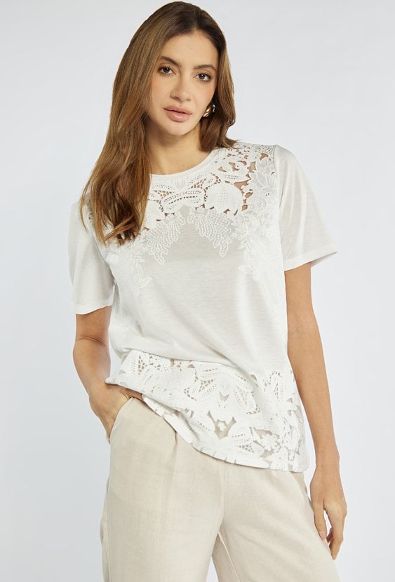 Bluzka z koronką