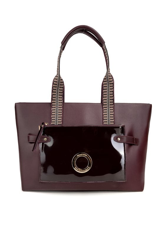 Duża, trzykomorowa torba