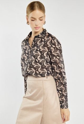 Koszula damska z wzorem