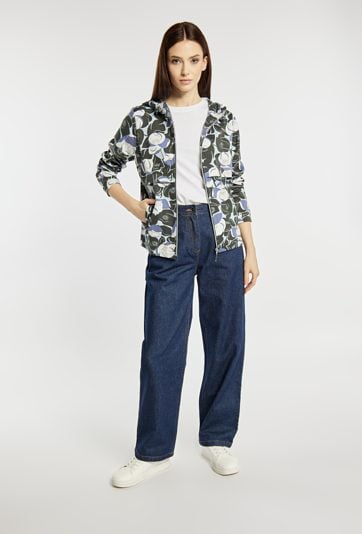 Rozpinana bluza z wzorem
