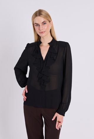Elegancka bluzka z falbanami