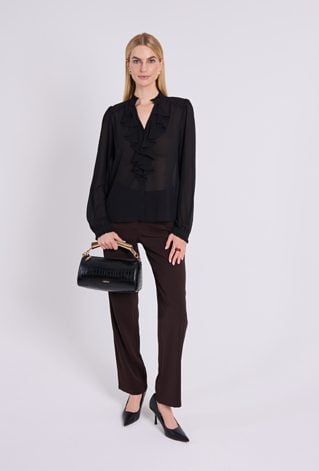Elegancka bluzka z falbanami